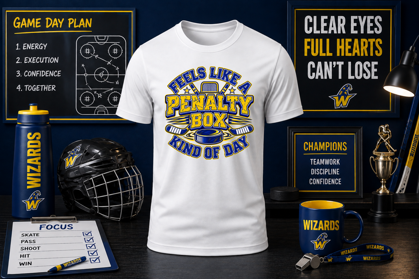 Wizards Hockey penalty t-shirt youth