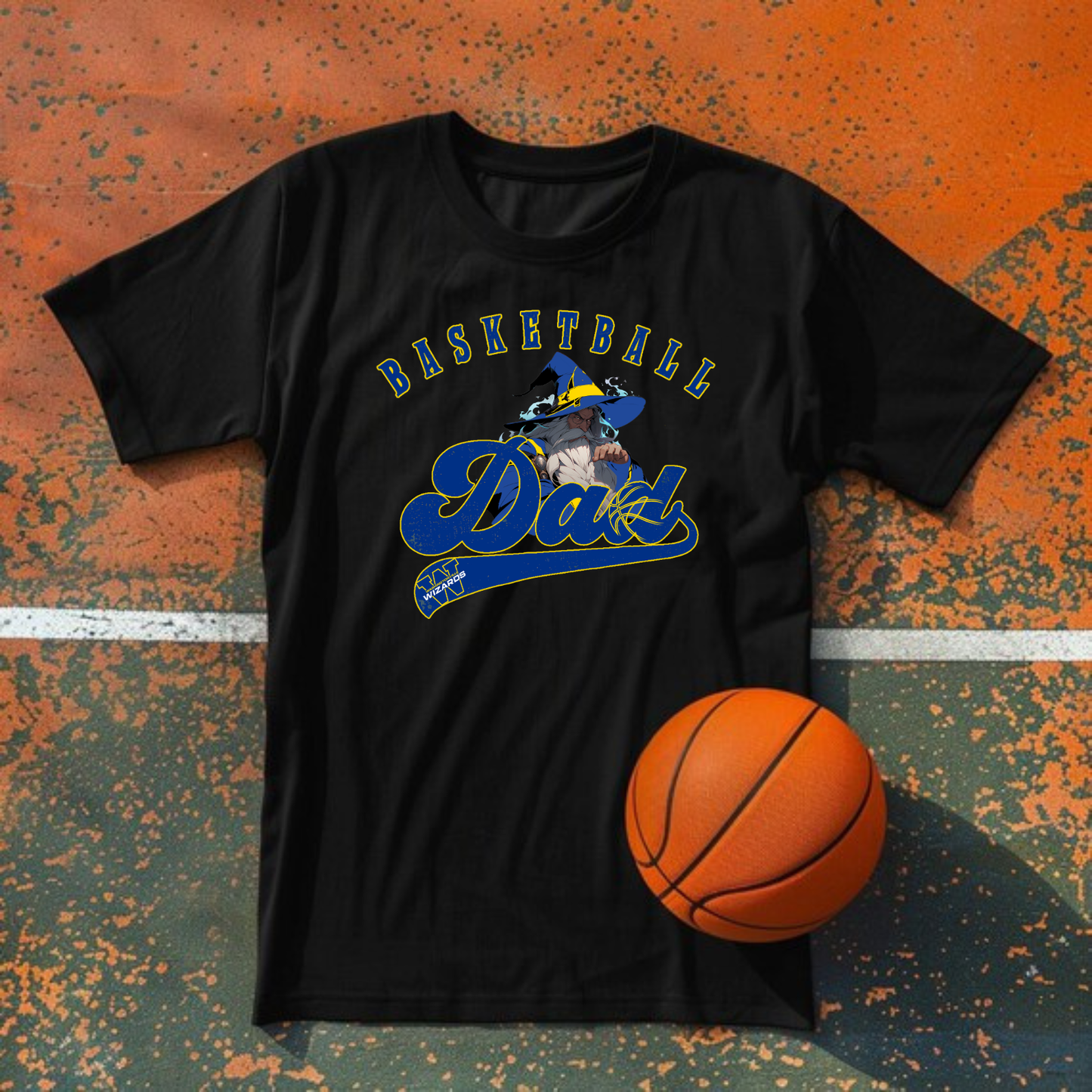 Basketball Dad Wizards T-shirt