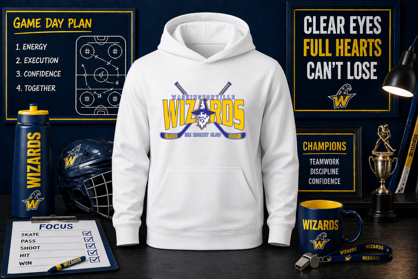 Wizard Hockey classic hoodie