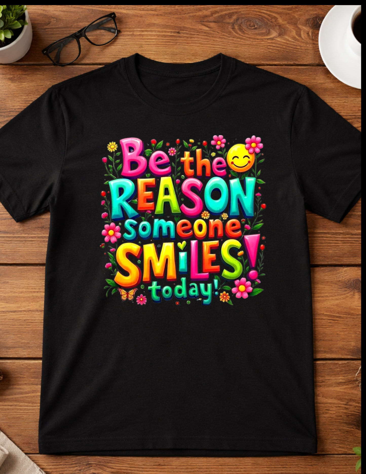 Be the reason someone smiles today!  Adult t-shirt Blooming Groove Academy