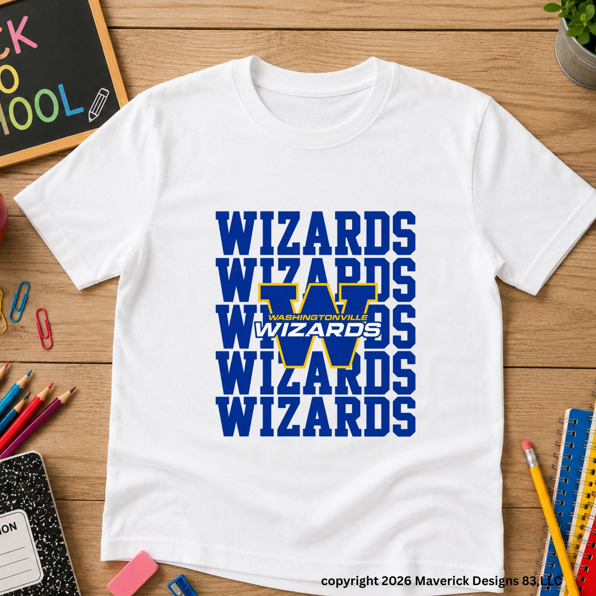 Wizards allover  t-shirt youth