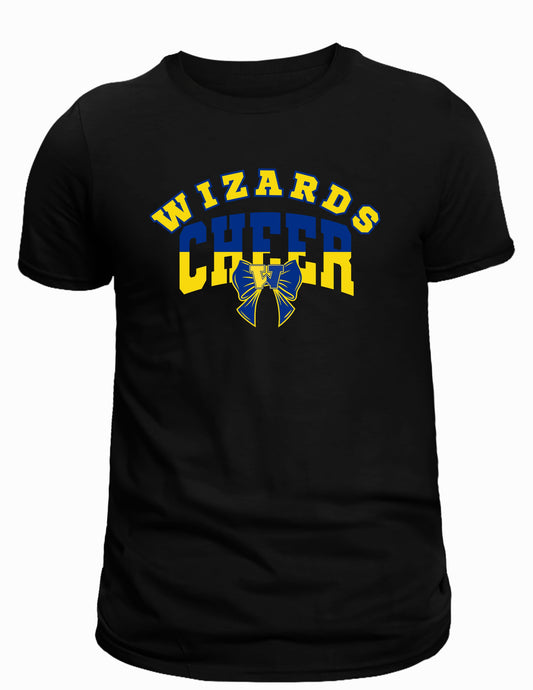 Wizards cheer yellow blue Short Sleeve