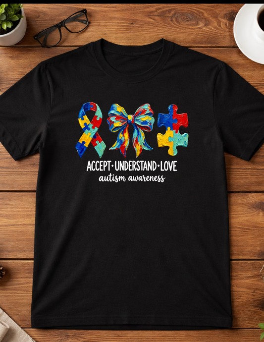 Accept understand love t-shirt youth Blooming Groove Academy