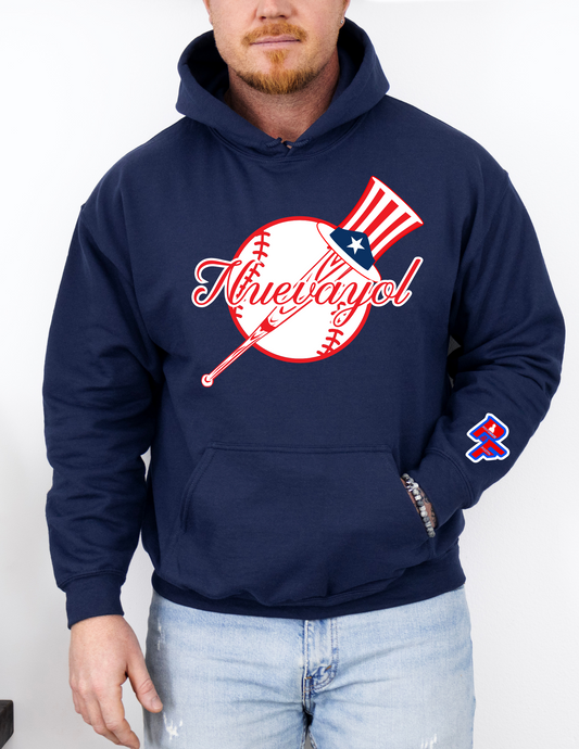 Nuevayol Patience and Faith  NYY Theme Hoodie LIMITED EDITION