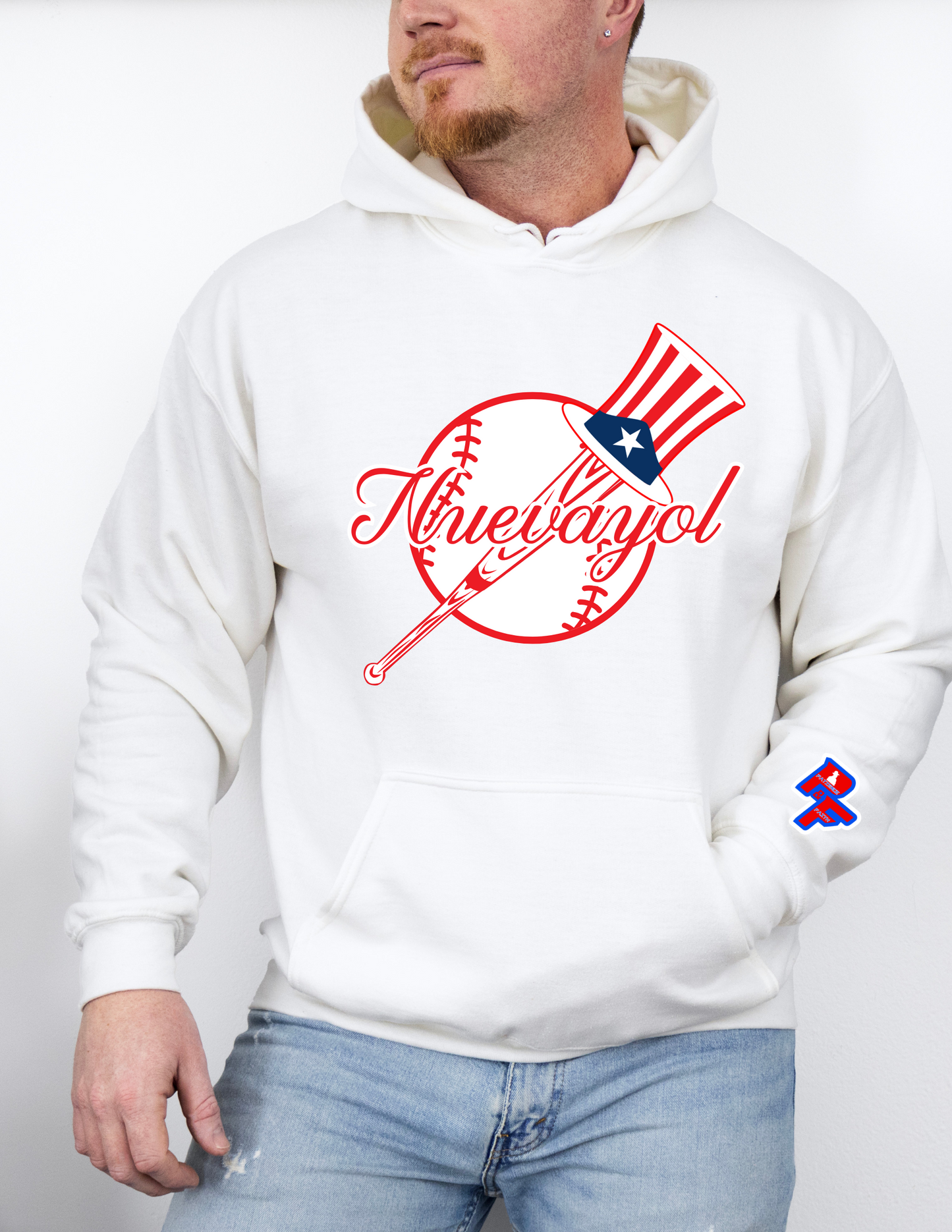 Nuevayol Patience and Faith  NYY Theme Hoodie LIMITED EDITION
