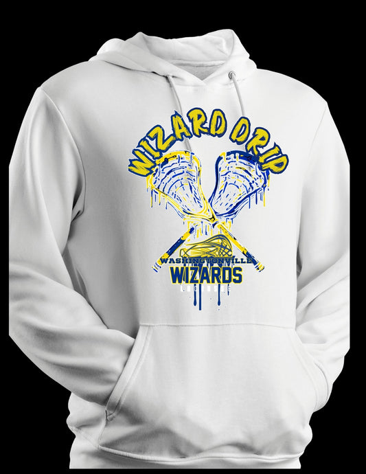 Wizard Drip Adult Hoodie Lacrosse Girls  Team
