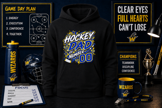Wizard Hockey Dad hoodie