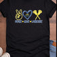 Peace Love Lacrosse T-shirt Adult