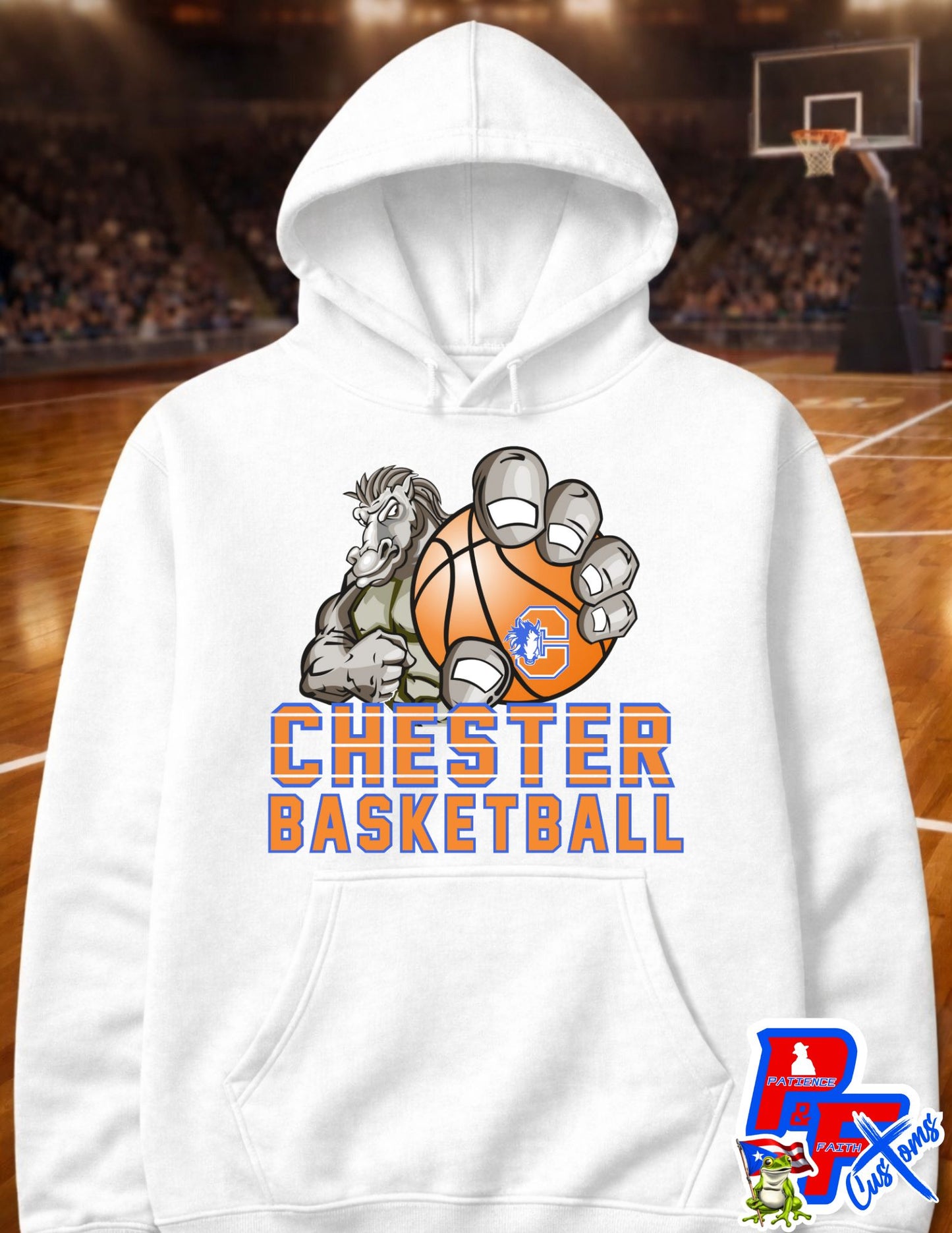 Chester Basketball Grip Hoodie Adult