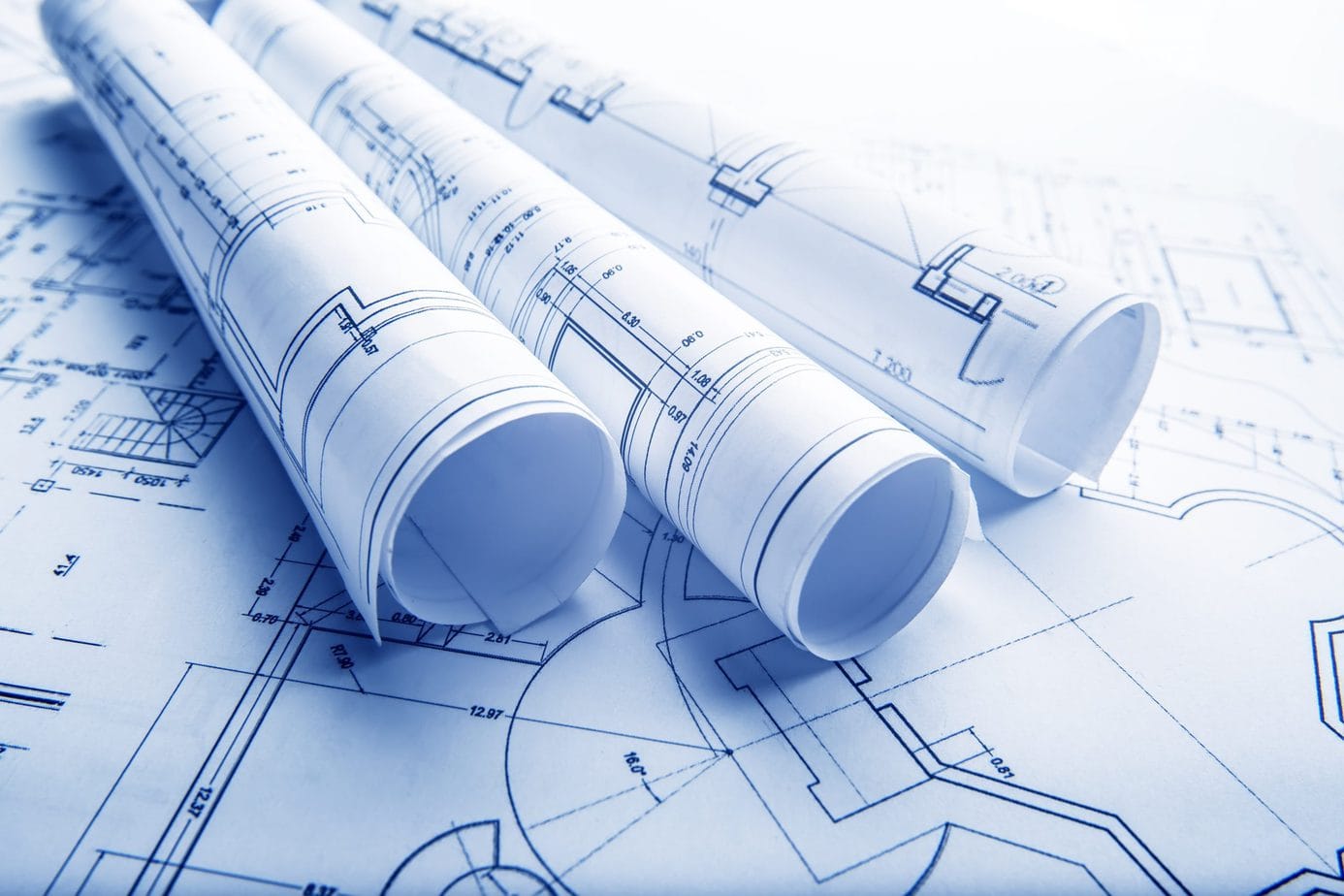 Blue print wide format printing