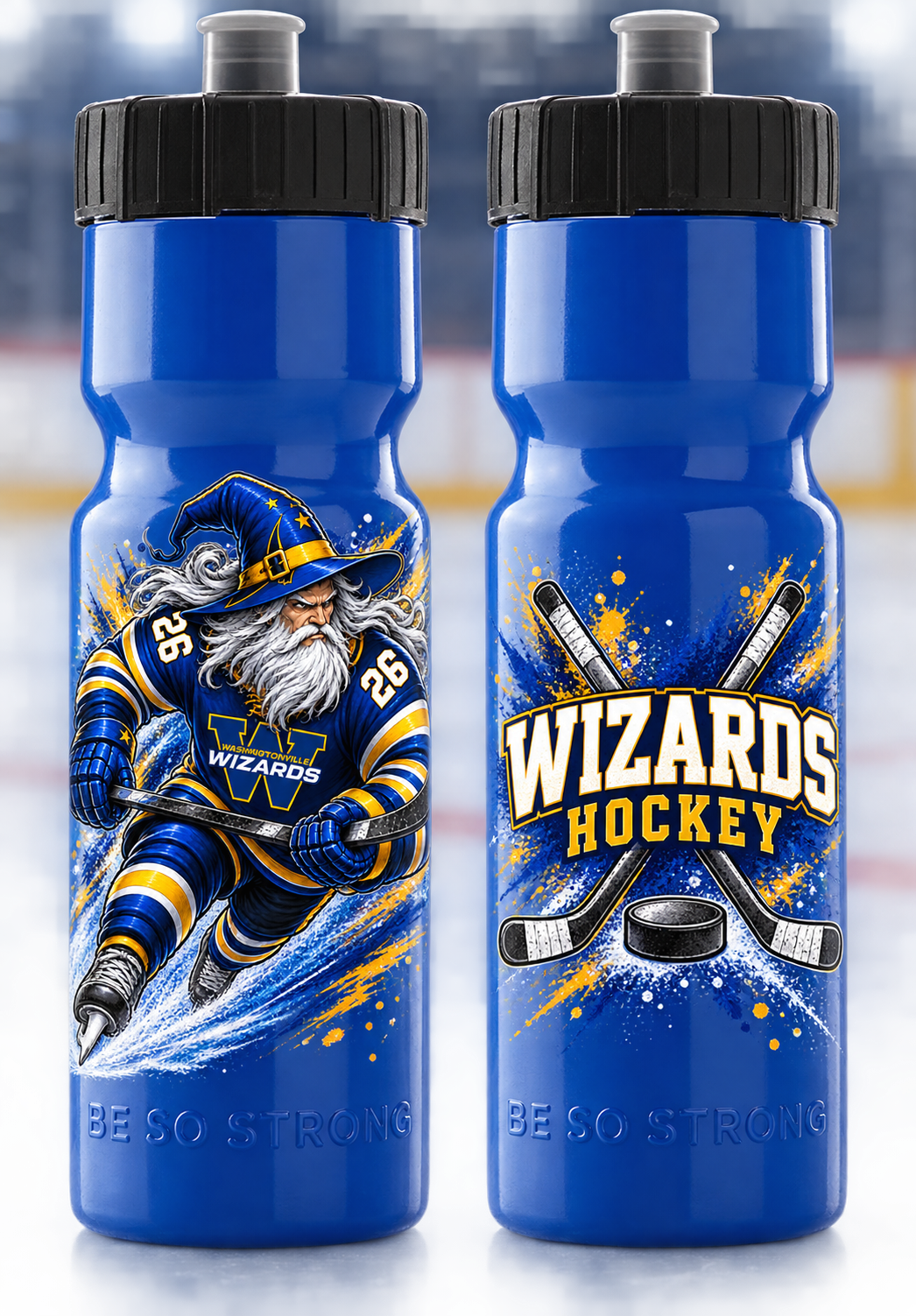 Wizard Hockey Water bottle plastic