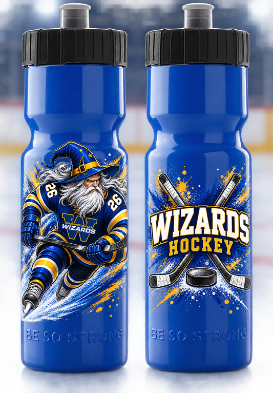 Wizard Hockey Water bottle plastic