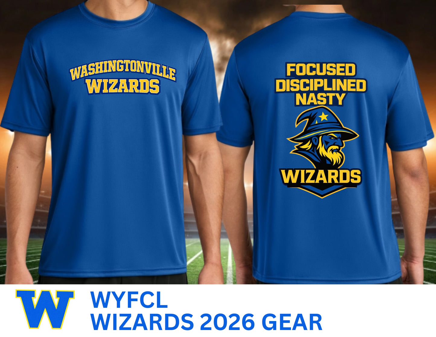 WYFCL 2026 YOUTH PERFORMANCE SHORTSLEEVE