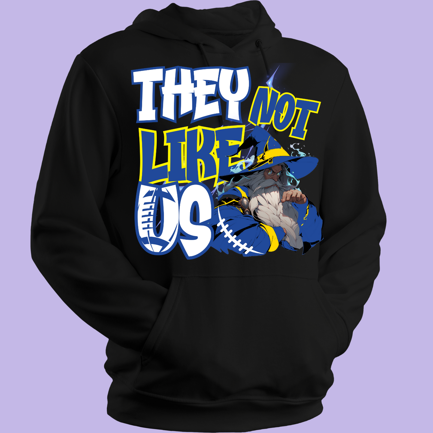 They not like us  Adult Hoodie Football