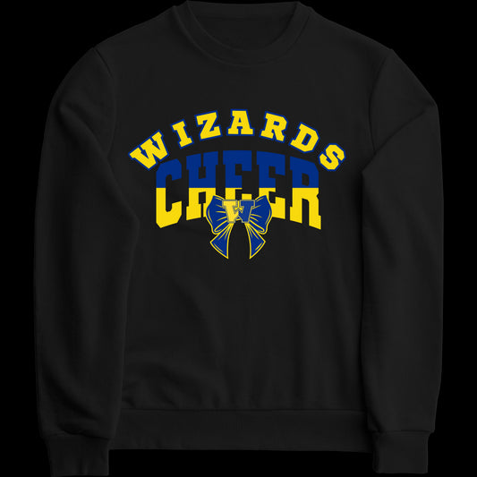 Wizards cheer yellow blue Sweatshirt