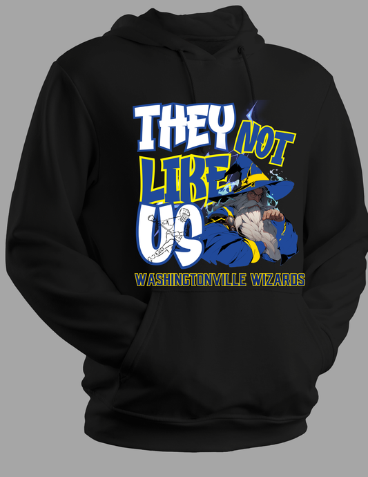 They not like us Adult outh Lacrosse Hoodie