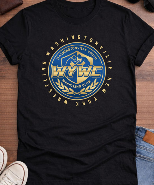 Washingtonville Wrestling big logo T-shirt Adult